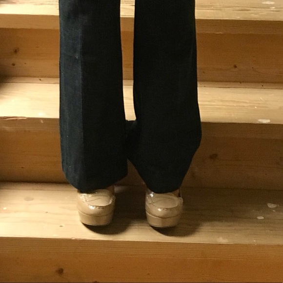 Lauren Conrad platform Mary Janes beige size 7.5 - Picture 6 of 7